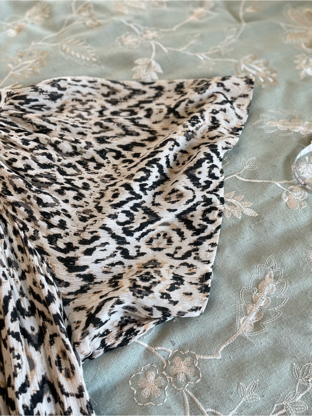 Ikat-Print Tassel Zippered Patio Dress in Black and Cream - Picture 10 of 11